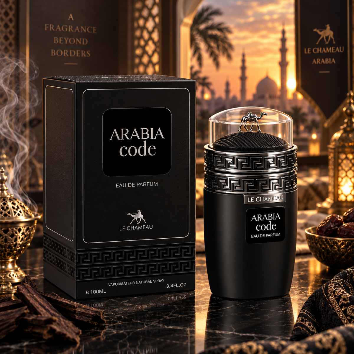 Le Chameau Arabia Code Deodorant Body Spray 200ml can