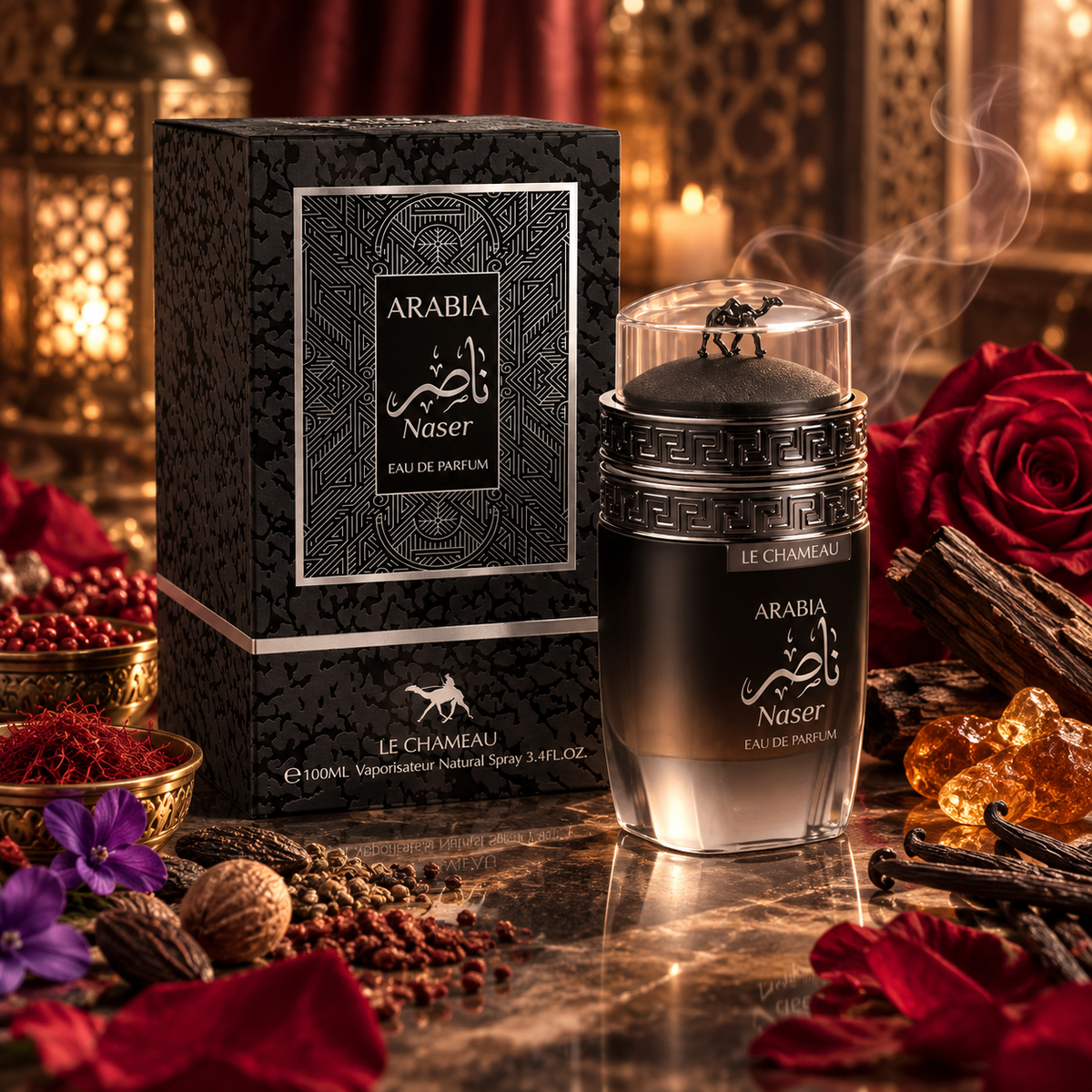 Le Chameau Arabia Naser Eau de Parfum 100ml bottle