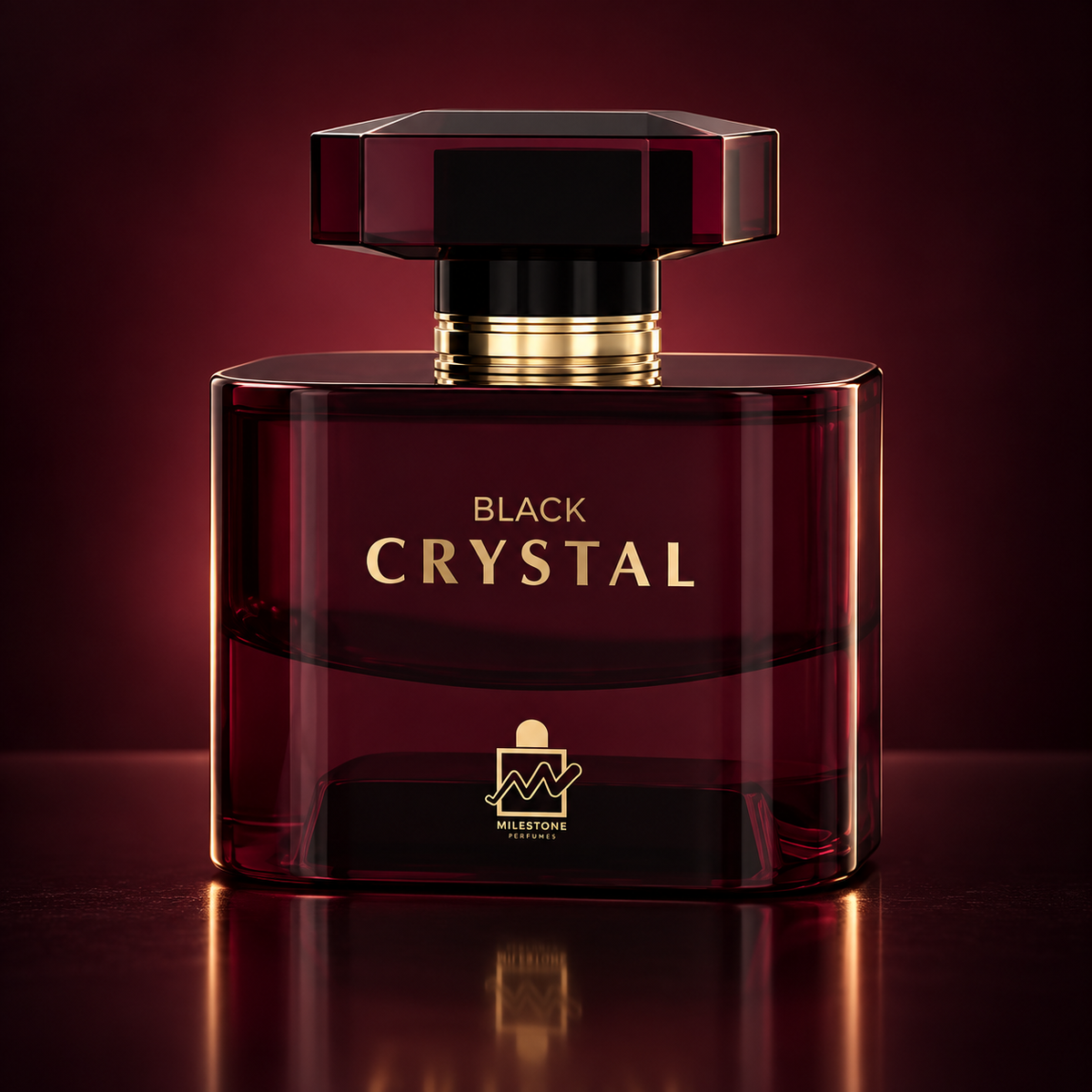 Milestone Black Crystal Eau de Parfum 100ml bottle