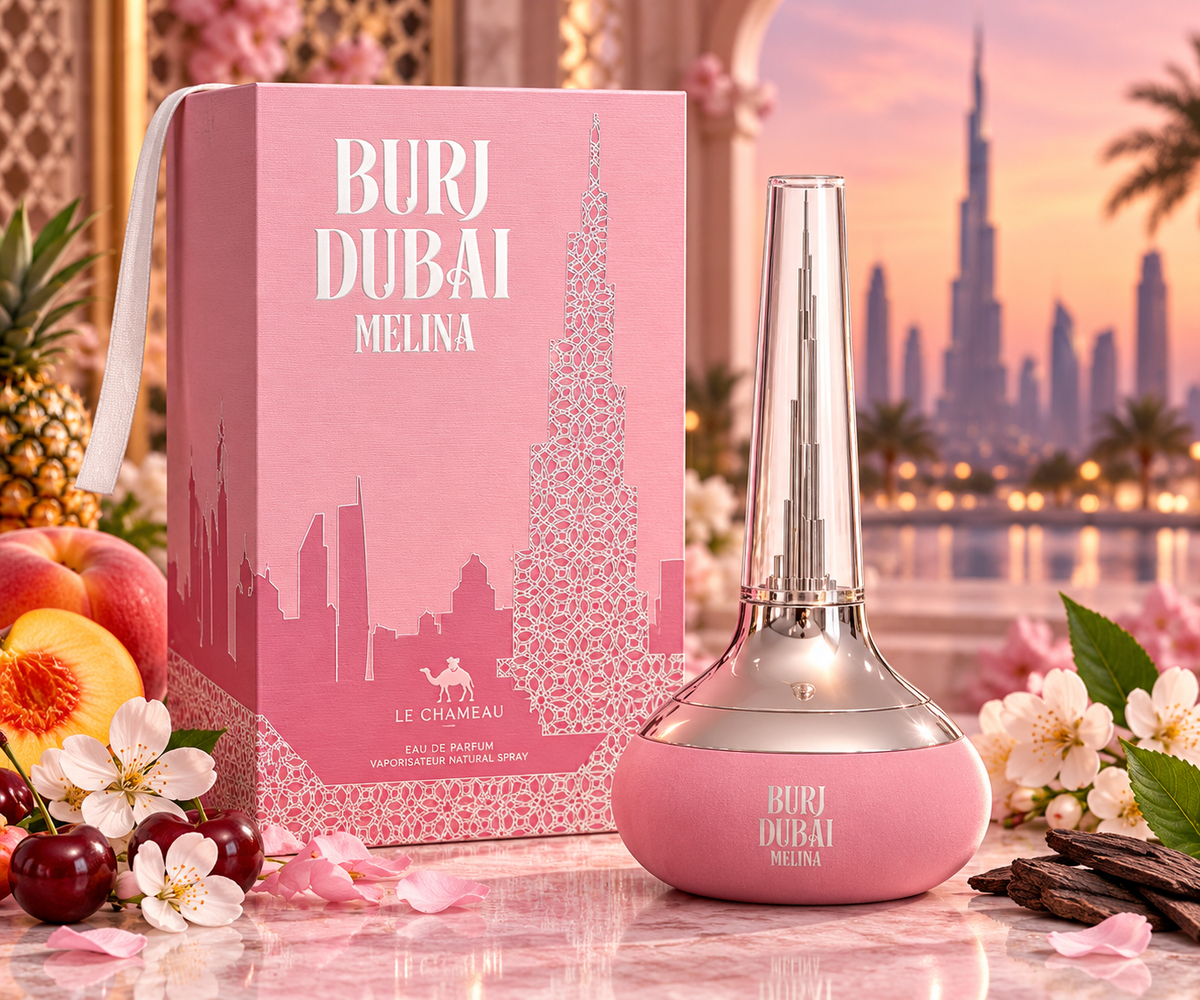 Le Chameau Burj Dubai Melina Eau de Parfum 100ml bottle