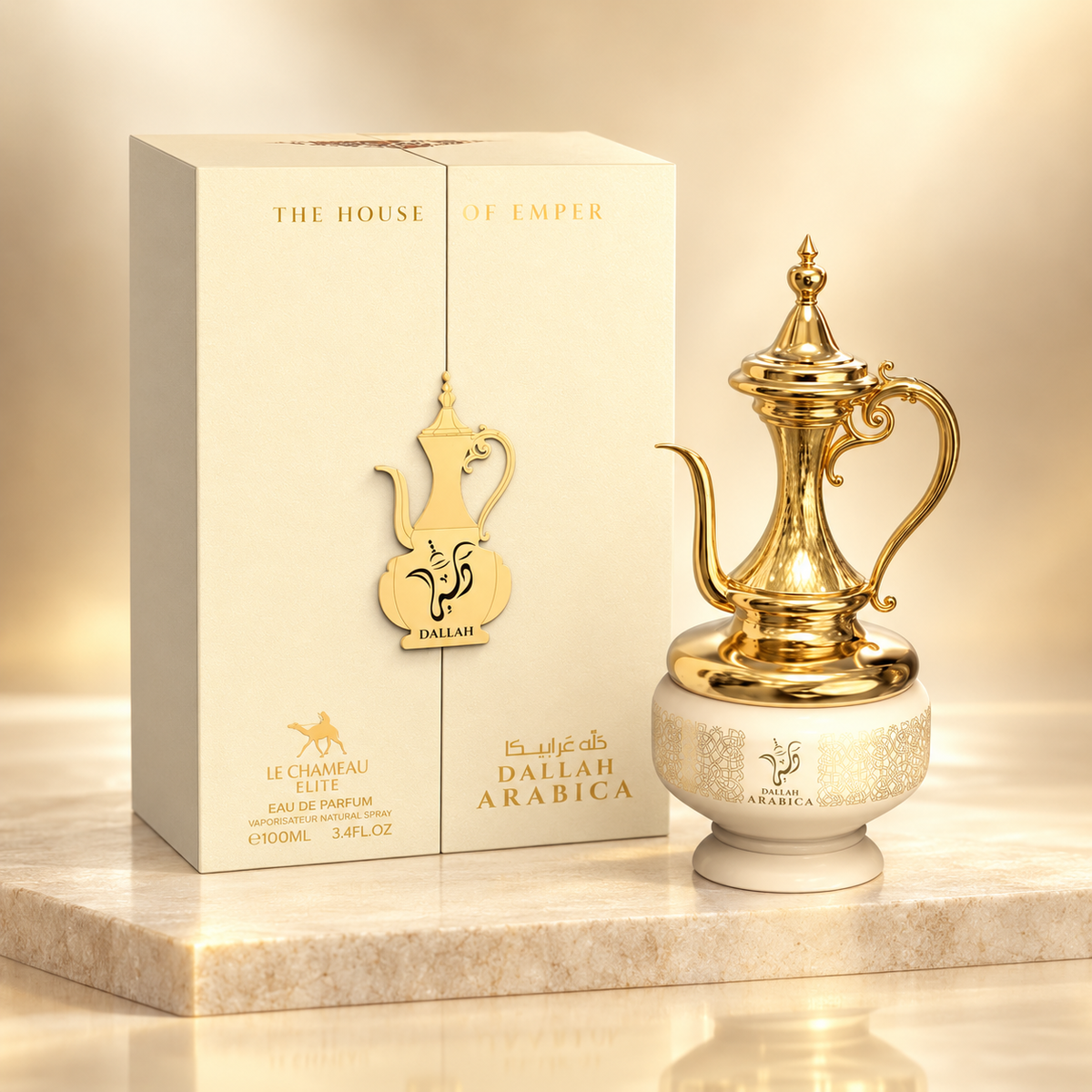 Le Chameau Elite Dallah Arabica Eau de Parfum 100ml bottle