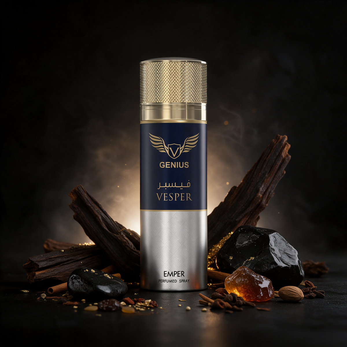 Emper Genius Vesper Deodorant Body Spray 200ml can