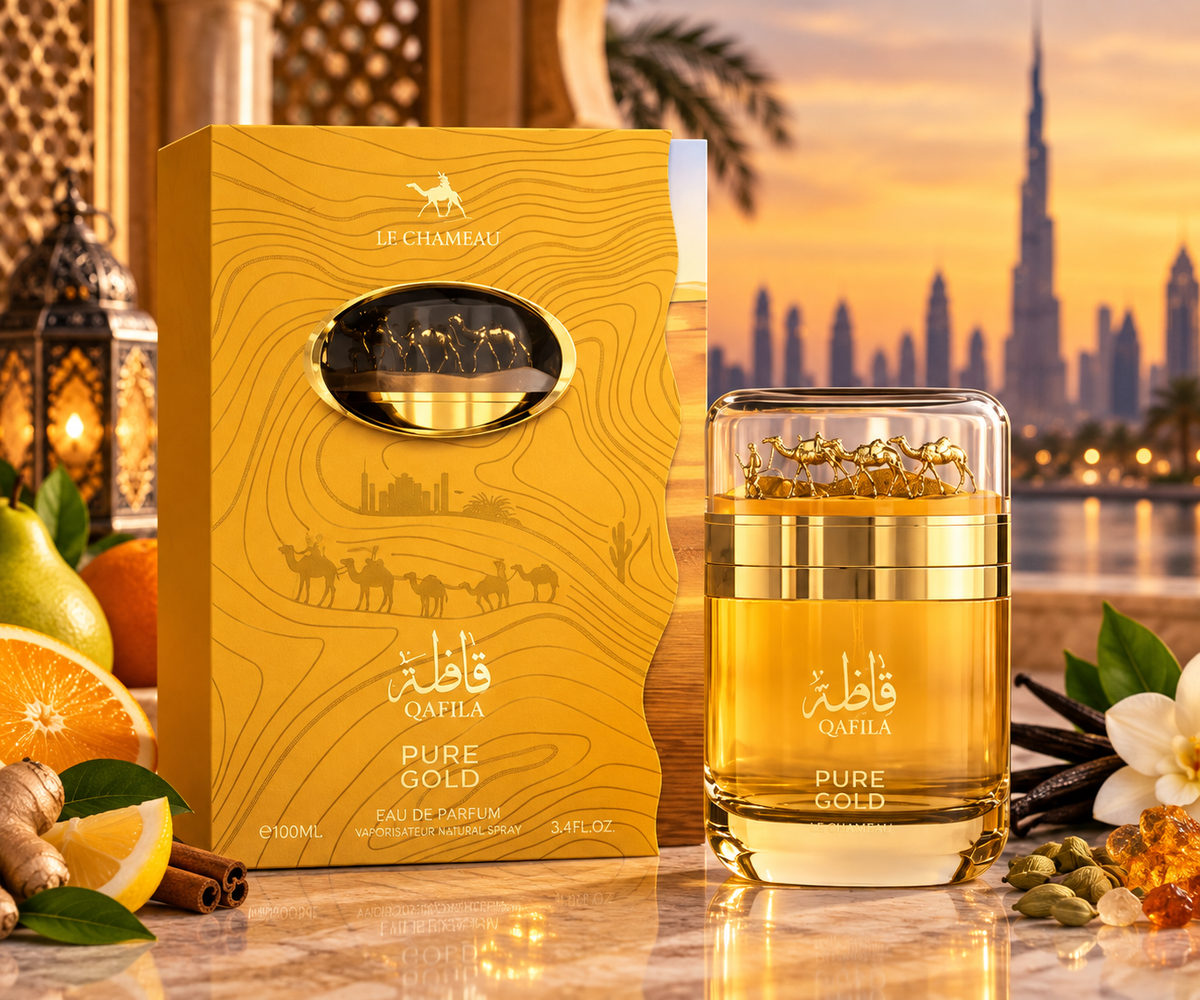 Le Chameau Qafila Pure Gold Eau de Parfum 100ml, alternate view