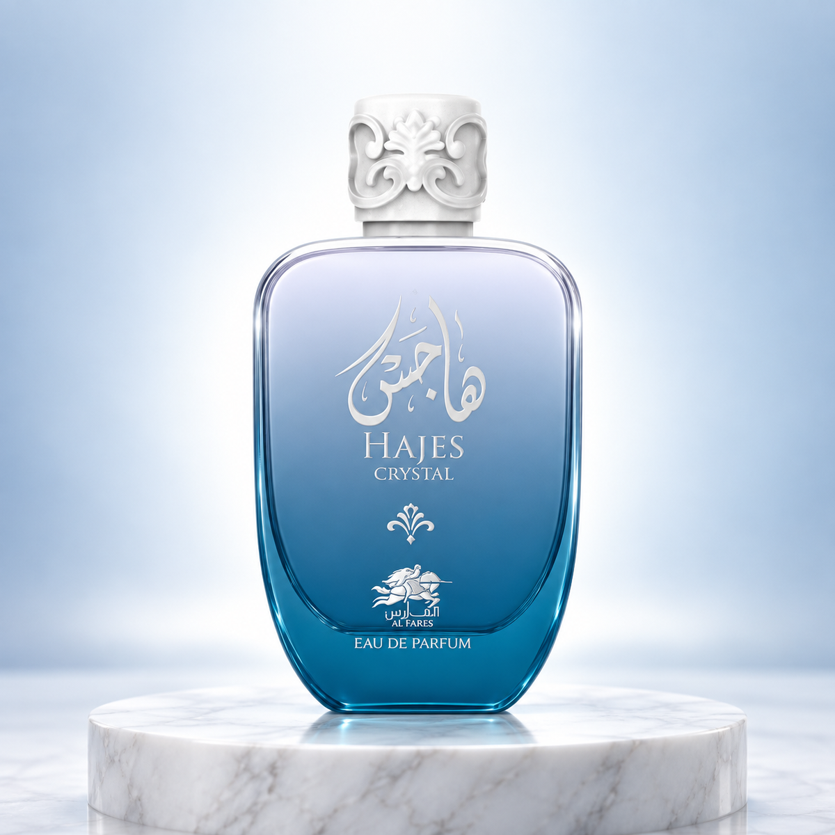 Al Fares Hajes Crystal Eau de Parfum 100ml bottle
