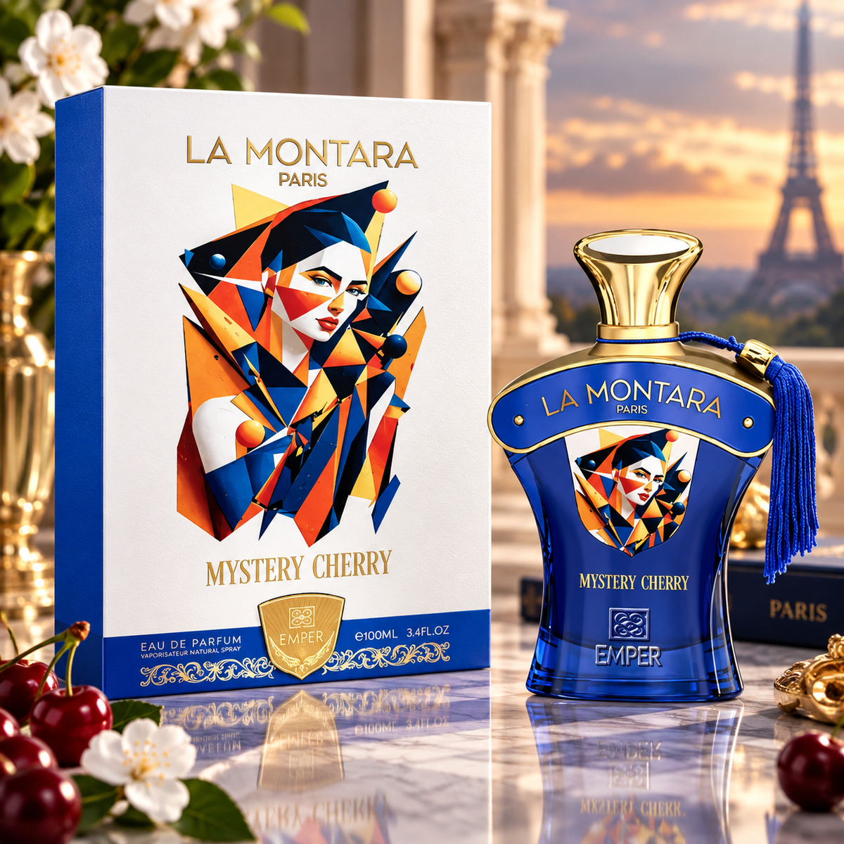 Emper La Montara Paris Mystery Cherry Eau de Parfum 100ml bottle