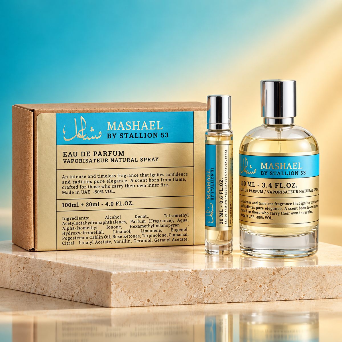 Emper Mashael Eau de Parfum 100ml + 20ml bottle