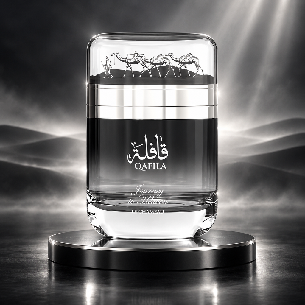 Le Chameau Qafila Journey in Heaven Eau de Parfum 100ml bottle