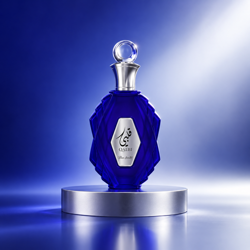 Al Fares Qalbi Blue Heart Eau de Parfum 100ml bottle