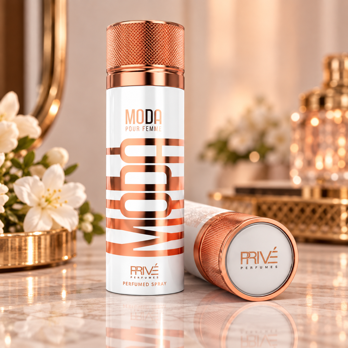 Prive Moda Deodorant Body Spray 200ml can