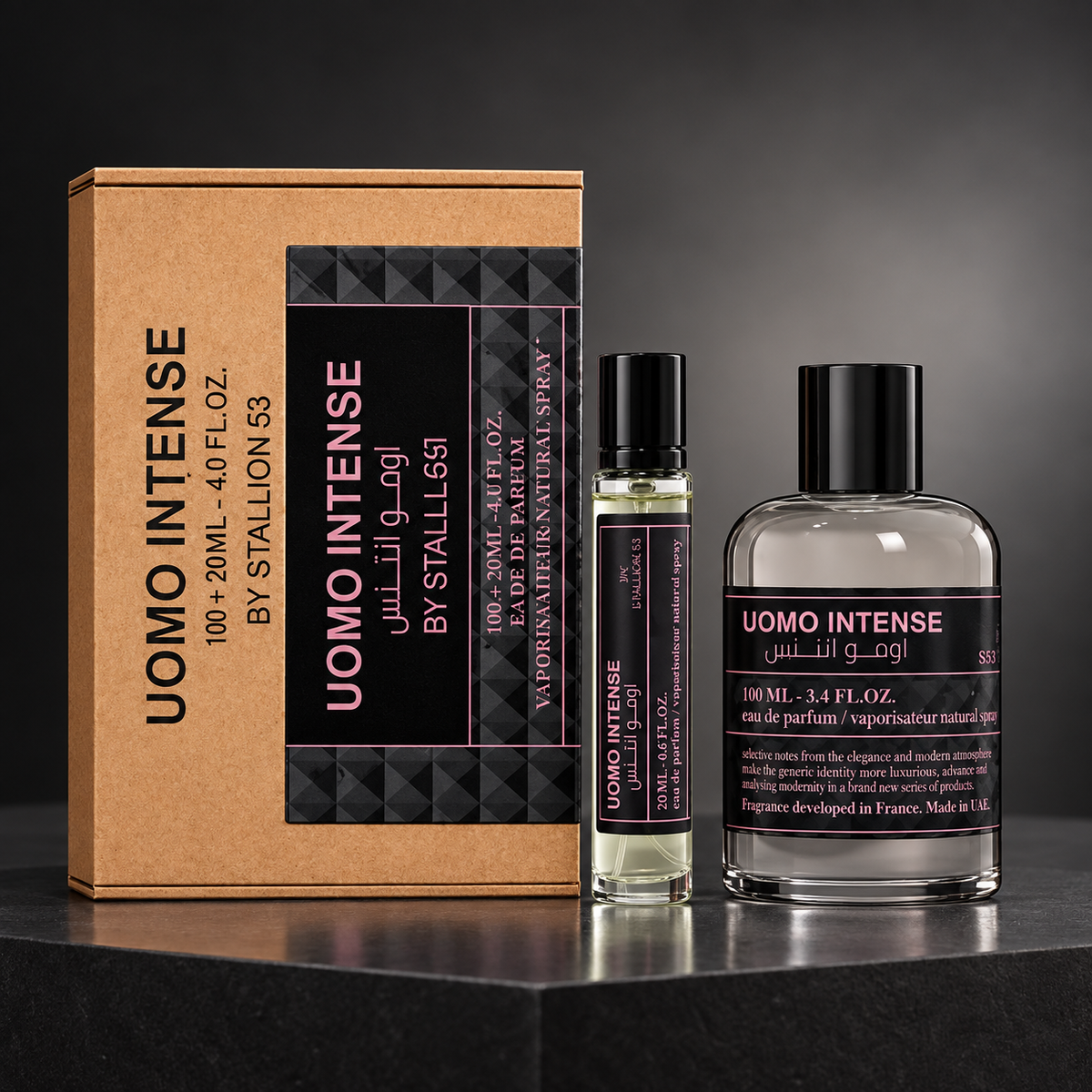 Emper Uomo Intense Eau de Parfum 100ml + 20ml bottle
